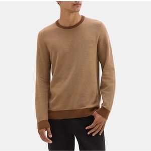 Theory Men’s Crewneck Sweater in Pique Cotton
